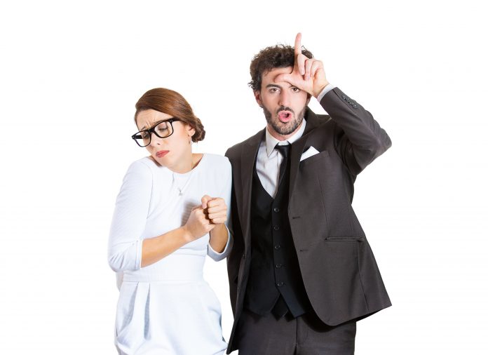 https://image.shutterstock.com/z/stock-photo-closeup-portrait-couple-business-people-bully-husband-man-standing-upfront-angry-giving-bully-195889853.jpg