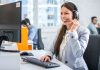 Friendly,Female,Helpline,Operator,In,Call,Center.,Young,Woman,Working