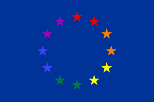 Drapeau de l_Europe LGBTQ