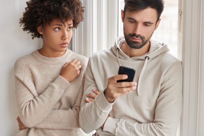 https://www.freepik.com/free-photo/jealous-afro-american-girl-looks-her-partner-who-ignores-lively-communication_12086754.htm#query=man%20on%20his%20phone%20while%20his%20unhappy%20girl%20friend%20is%20talking&position=6&from_view=search&track=ais